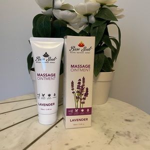 Lavender scented massage lotion